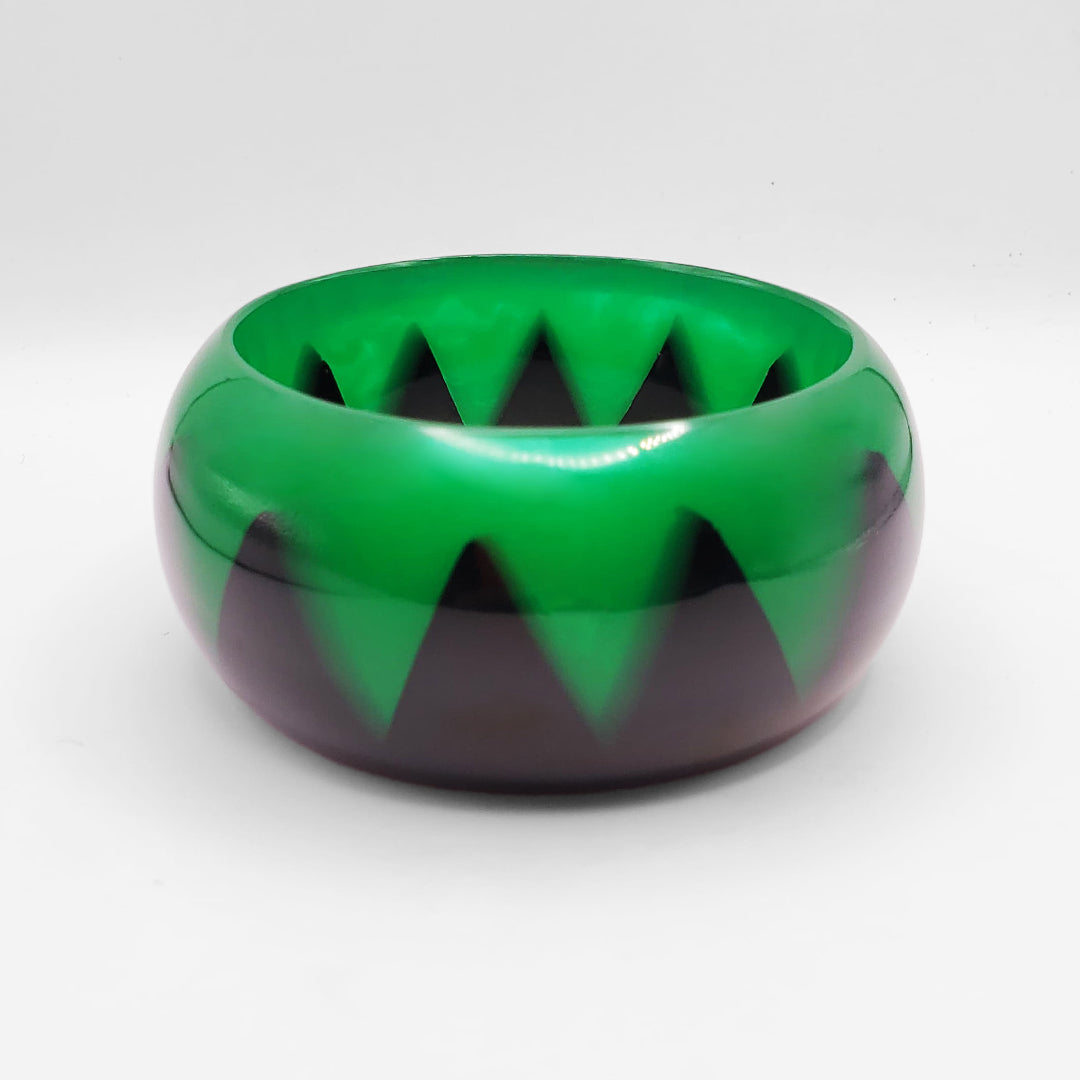 BIG DOME CLAW IN BLACK & GREEN